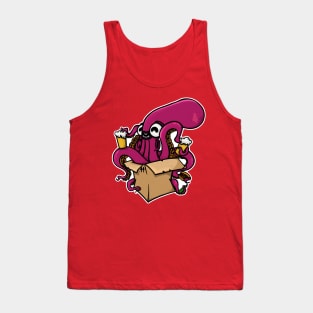 Box octopus party Tank Top